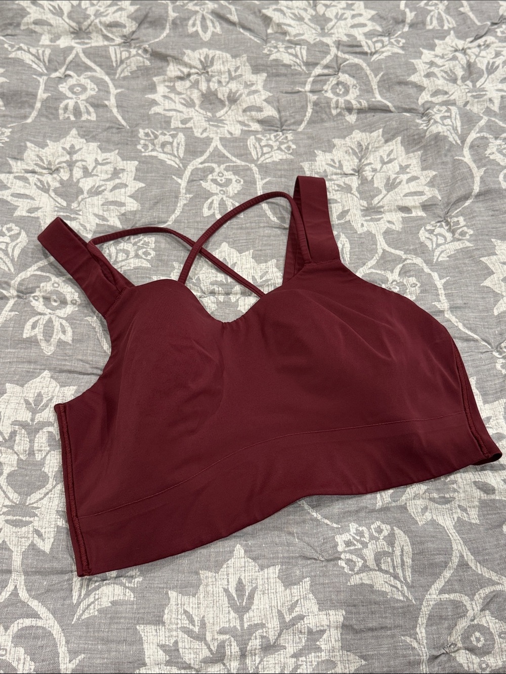 lululemon athletica Deep Burgundy Like A Cloud Bra - Picture 2 of 4